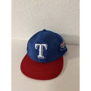 Texas Rangers Jr Rangers Club Hat/Cap Adjustable Snapback MLB Red Blue